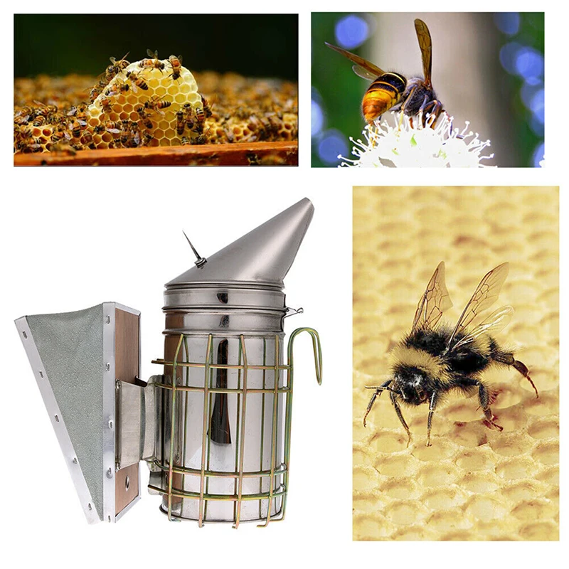 Stainless Steel Beekeeping Smoker Manual Bee Smoke Transmitter Kit Beekeeping Tool Apiculture Beekeeping Tool Smoke Sprayer
Stainless Steel Beekeeping Smoker Manual Bee Smoke Transmitter Kit Beekeeping Tool Apiculture Beekeeping Tool Smoke Sprayer