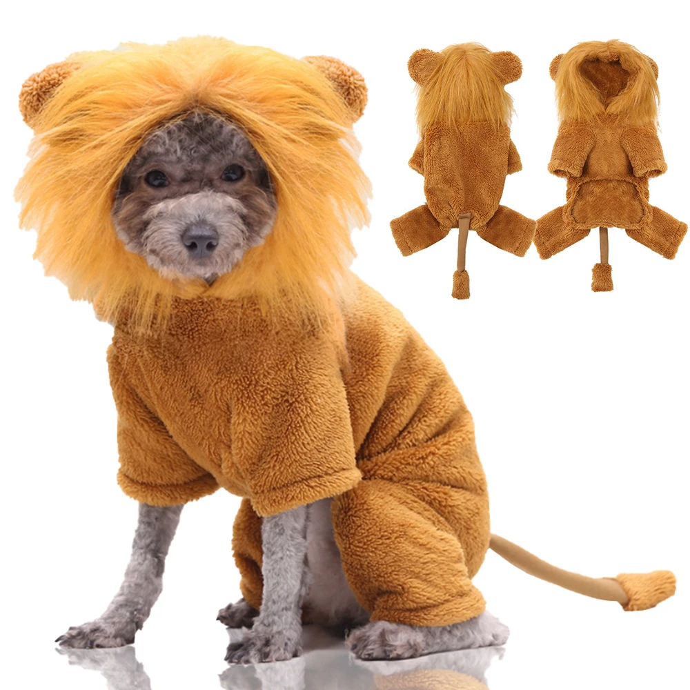 Winter Autumn Pet Clothes Lovely Lion Dog Clothing Costume Cosplay Outfit For Small Medium Large Dog French Bulldog Photo Props
Winter Autumn Pet Clothes Lovely Lion Dog Clothing Costume Cosplay Outfit For Small Medium Large Dog French Bulldog Photo Props