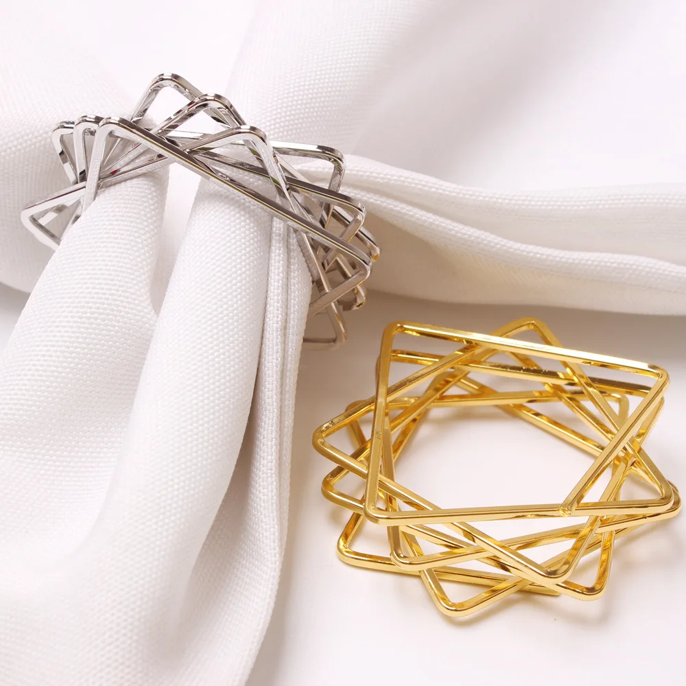 Polygon Star Design Napkin Rings Fashion Decorative Star Napkin Buckles Napkin Rings For Home Party Table Decor
Polygon Star Design Napkin Rings Fashion Decorative Star Napkin Buckles Napkin Rings For Home Party Table Decor