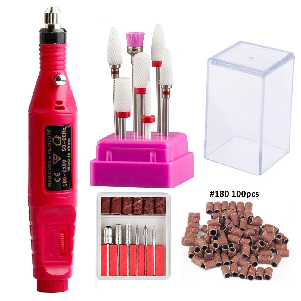 Nail Drill Electric Manicure Drill Pedicure Machine Nail Drill Bits Set Professional Nail Art Sanding File Pedicure Nail Tools
Nail Drill Electric Manicure Drill Pedicure Machine Nail Drill Bits Set Professional Nail Art Sanding File Pedicure Nail Tools