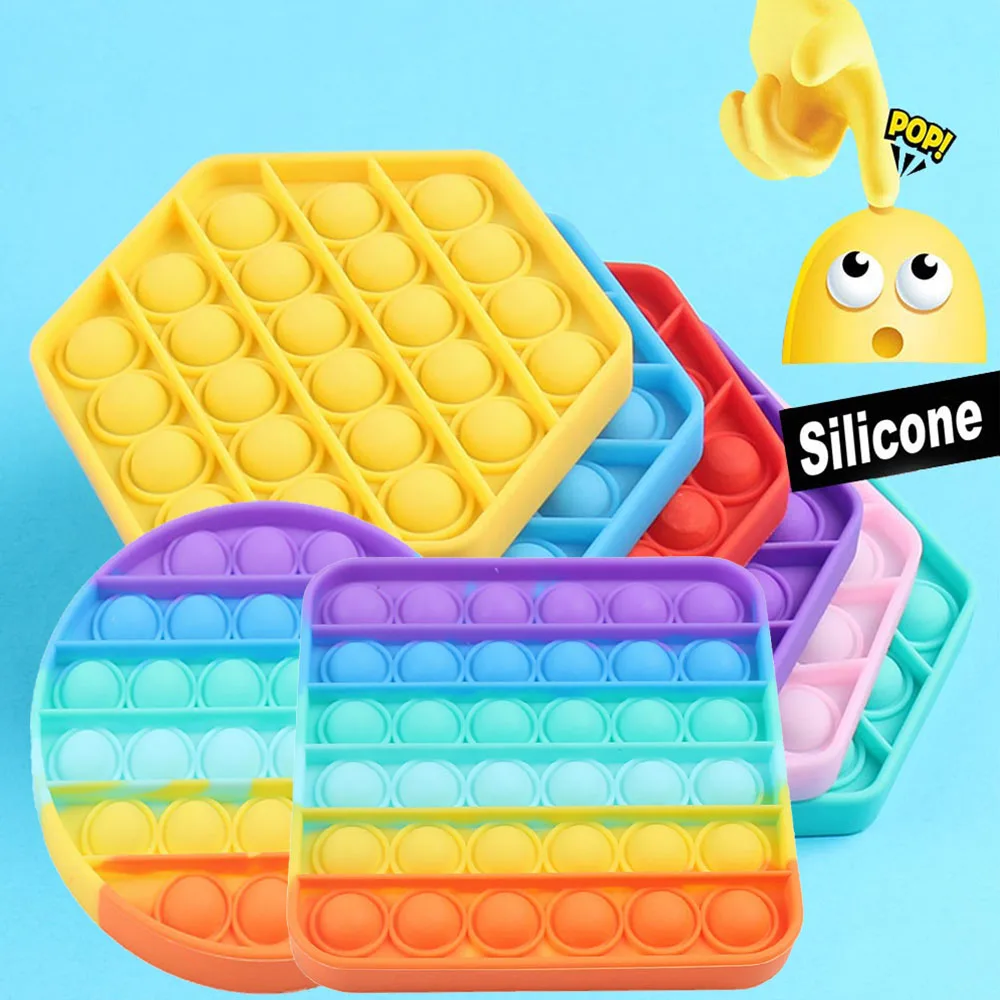 Pop It Fidget Push Bubble Sensory Toy Autism Special Need Stress Reliever Squeeze Sensory Figet Toys Relieve Stress Help Recover
Pop It Fidget Push Bubble Sensory Toy Autism Special Need Stress Reliever Squeeze Sensory Figet Toys Relieve Stress Help Recover