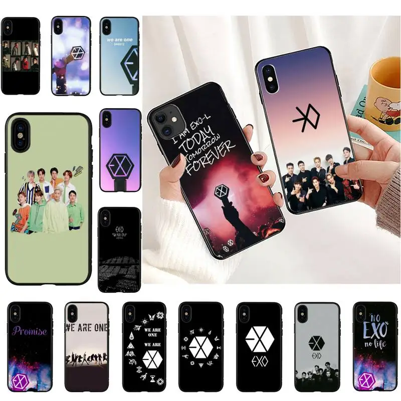 Kpop exo Phone Case For iPhone 11 8 7 6 6S Plus 7 plus 8 plus X XS MAX 5 5S XR 12 11 Pro max se 2020 Funda Cover
Kpop exo Phone Case For iPhone 11 8 7 6 6S Plus 7 plus 8 plus X XS MAX 5 5S XR 12 11 Pro max se 2020 Funda Cover