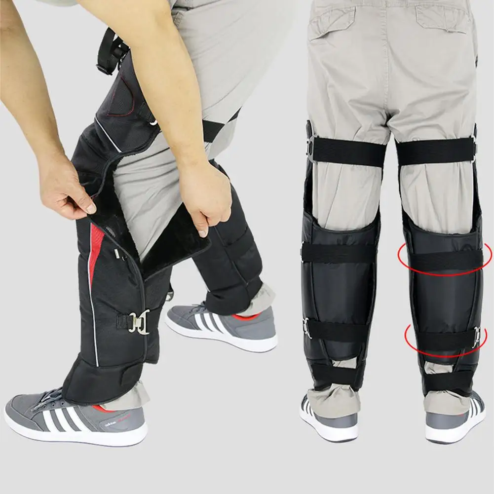 Winter Adjustable Oxford Knee Pads Motorcycle Anti-fall Legging Legs Cover With Detachable Reflective Knee Protector Leg Warmer 
Winter Adjustable Oxford Knee Pads Motorcycle Anti-fall Legging Legs Cover With Detachable Reflective Knee Protector Leg Warmer