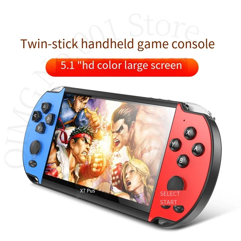 OIMG new 5.1 inch X7 PLUS handheld game console PSP rocker arcade nostalgic retro handheld game console
OIMG new 5.1 inch X7 PLUS handheld game console PSP rocker arcade nostalgic retro handheld game console