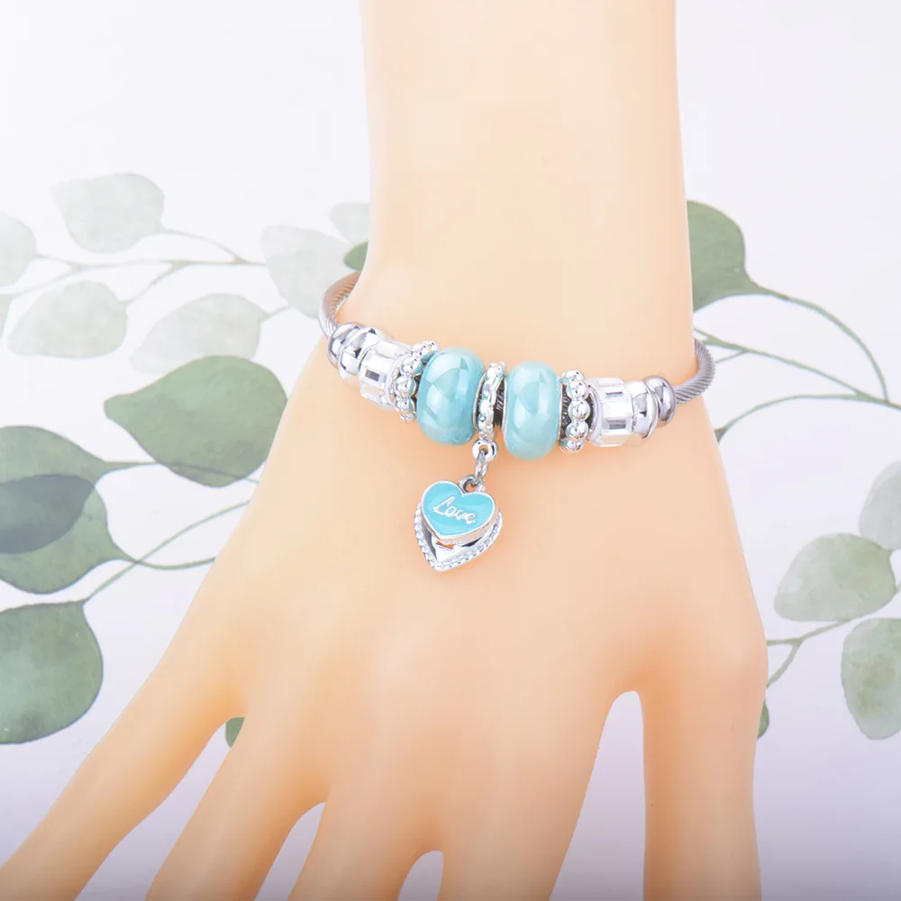10Pcs/Lot Fashion Color Charms Bracelet Bangle For Women Crystal Flower Fairy Bead Fit Brand Bracelets Jewelry Pulseras Mujer
10Pcs/Lot Fashion Color Charms Bracelet Bangle For Women Crystal Flower Fairy Bead Fit Brand Bracelets Jewelry Pulseras Mujer