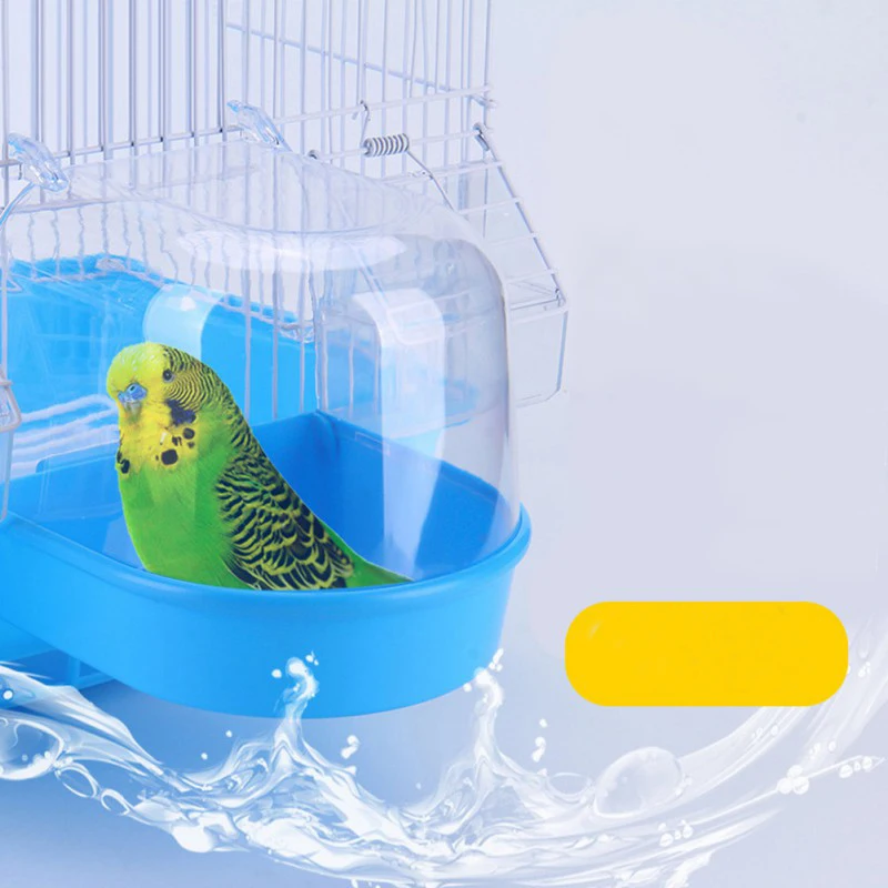 Пластиковая водная ванна для птиц попугай Parakeet Lovebird клетка домашних животных