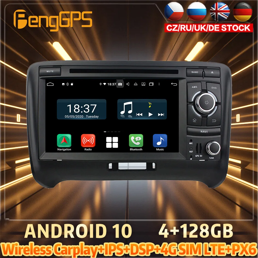 128G Android10 PX6 DSP For Audi TT 2006 2007 2013 Car DVD GPS Navigation Auto Radio Stereo Video Multifunction CarPlay HeadUnit
128G Android10 PX6 DSP For Audi TT 2006 2007 2013 Car DVD GPS Navigation Auto Radio Stereo Video Multifunction CarPlay HeadUnit