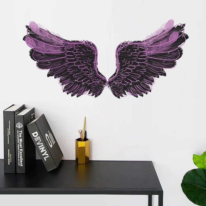 Purple Black Wings Photo Wall Stickers Decoration for Bedroom Porch Commercial Wall Beautification Decoration
Purple Black Wings Photo Wall Stickers Decoration for Bedroom Porch Commercial Wall Beautification Decoration
