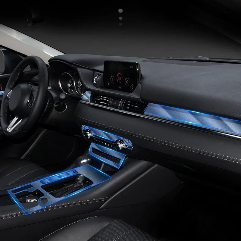 

Для Mazda 6 Atenza 2021 2020 2019 аксессуары для приборной панели экран навигации защитная пленка TPU модификация интерьера