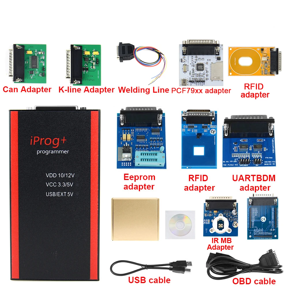 V86 Iprog Key Programmer Support IMMO+Mileage Correction+Iprog Pro Till 2021 Replace Carprog/Digiprog/Tango wt New IR MB adapter |