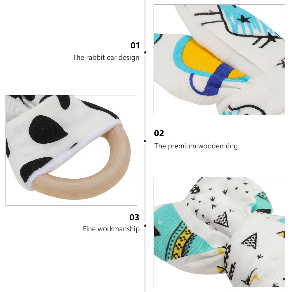 4Pcs Baby Molar Toys Wooden Ring Shape Baby Teethers Adorable Infant Teethers
4Pcs Baby Molar Toys Wooden Ring Shape Baby Teethers Adorable Infant Teethers