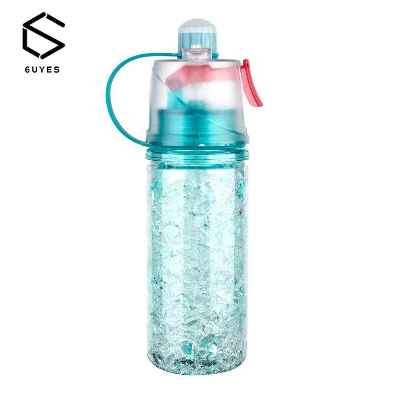 Outdoor sports kettle cup cold keeping spray cup, moisturizing and cooling plastic water cup portable ice kettle water bottle
Outdoor sports kettle cup cold keeping spray cup, moisturizing and cooling plastic water cup portable ice kettle water bottle