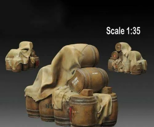 1/35 ancient Covered Wooden Barrels Set (INCLUDE ONE ) Resin figure Model Miniature gk Unassembly Unpainted
1/35 ancient Covered Wooden Barrels Set (INCLUDE ONE ) Resin figure Model Miniature gk Unassembly Unpainted