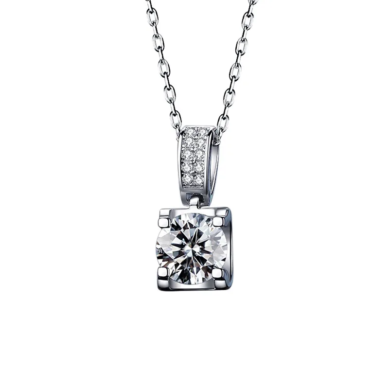 s925 sterling silver moissan diamond necklace female one carat four claw diamond snowflake bull head clavicle chain jewelry
s925 sterling silver moissan diamond necklace female one carat four claw diamond snowflake bull head clavicle chain jewelry