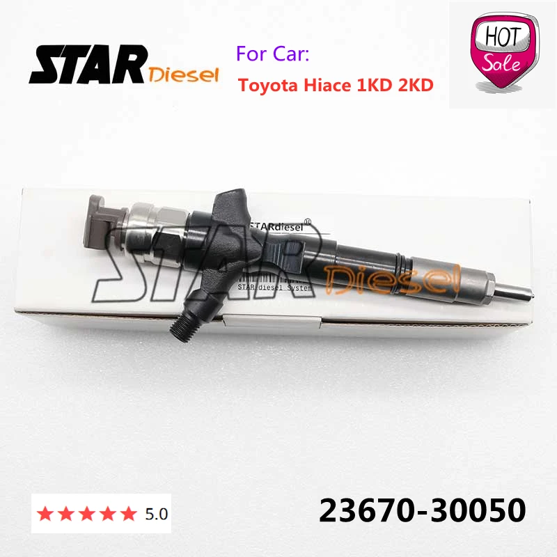 STAR дизельный топливный инжектор 23670-30050 23670 30050 автозапчасти 2367030050 для Toyota Hiace 1KD 2KD
STAR дизельный топливный инжектор 23670-30050 23670 30050 автозапчасти 2367030050 для Toyota Hiace 1KD 2KD