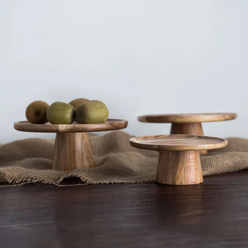 Japanese Style High Stand Wooden Cake Plate Household Dried Fruit Dessert Cake Fruit Tray Home Table Decoration Kitchen Supplies
Japanese Style High Stand Wooden Cake Plate Household Dried Fruit Dessert Cake Fruit Tray Home Table Decoration Kitchen Supplies