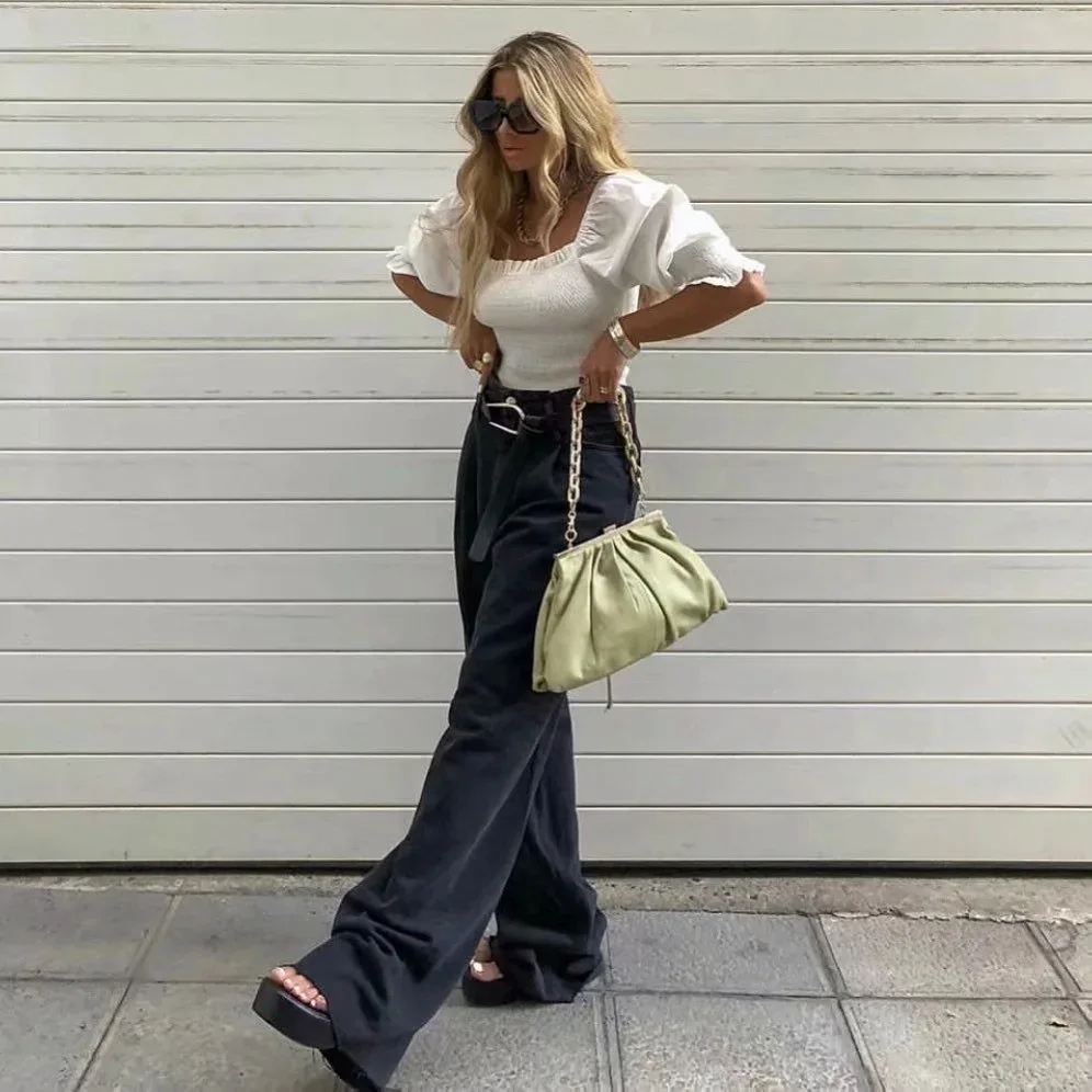 Casual Straight Leg Flared Jeans Women Harajuku High Waist Baggy Denim Bottom Boyfriend Long Jeans Fashion Y2K Full Length Pants
Casual Straight Leg Flared Jeans Women Harajuku High Waist Baggy Denim Bottom Boyfriend Long Jeans Fashion Y2K Full Length Pants