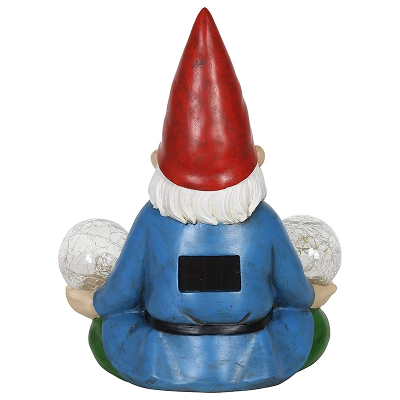 Solar Yoga Garden Dwarf Holding 2 Ball Garden Statue-Hand-Painted Outdoor Cross Meditation Pose Gnomish Statue
Solar Yoga Garden Dwarf Holding 2 Ball Garden Statue-Hand-Painted Outdoor Cross Meditation Pose Gnomish Statue