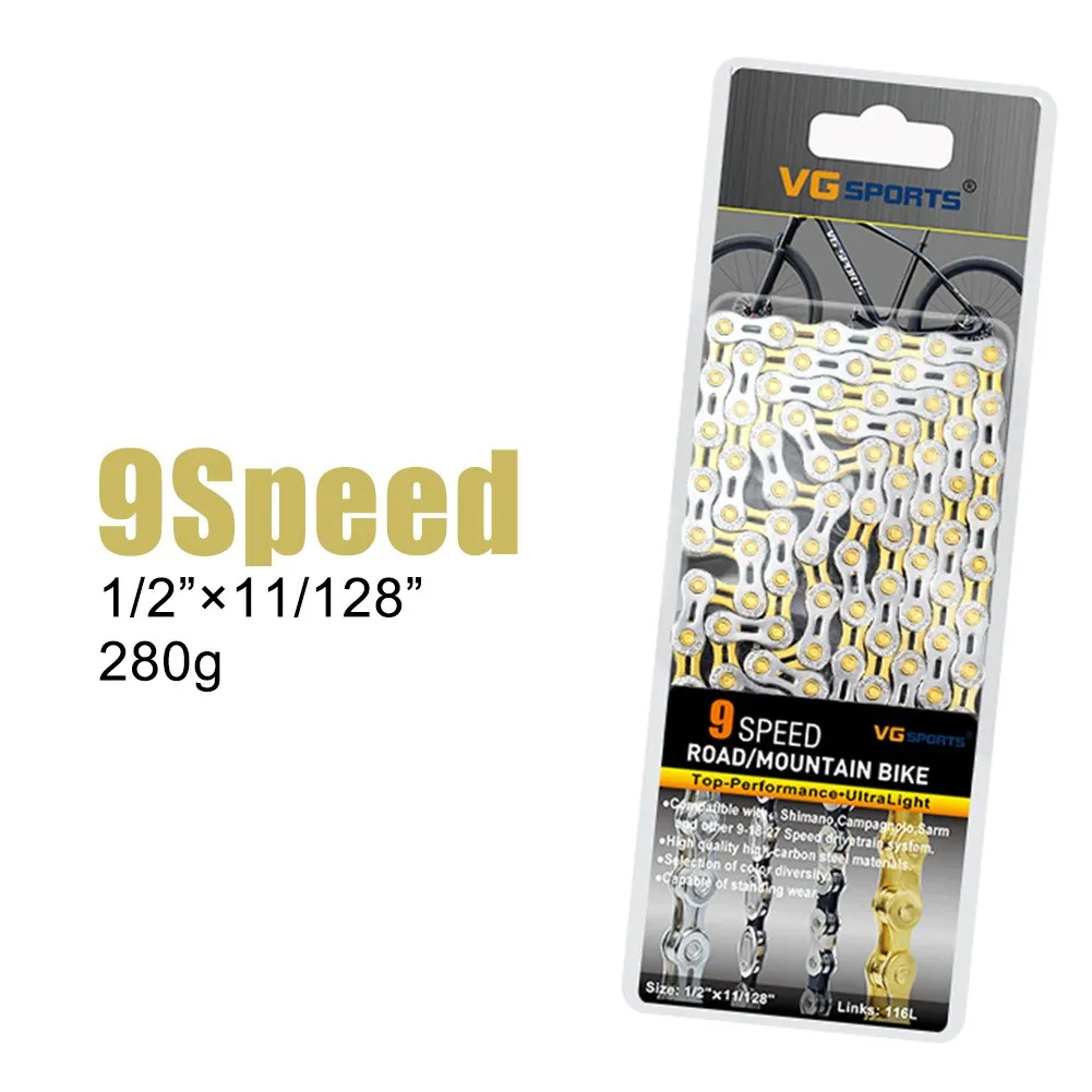 VG SPORTS Sports Bike Chain Mountain Road Bike General 6/7/8/9/10/11 Speed Mountain Bike Road Bike Bicycle Chain Semi-hollow
VG SPORTS Sports Bike Chain Mountain Road Bike General 6/7/8/9/10/11 Speed Mountain Bike Road Bike Bicycle Chain Semi-hollow