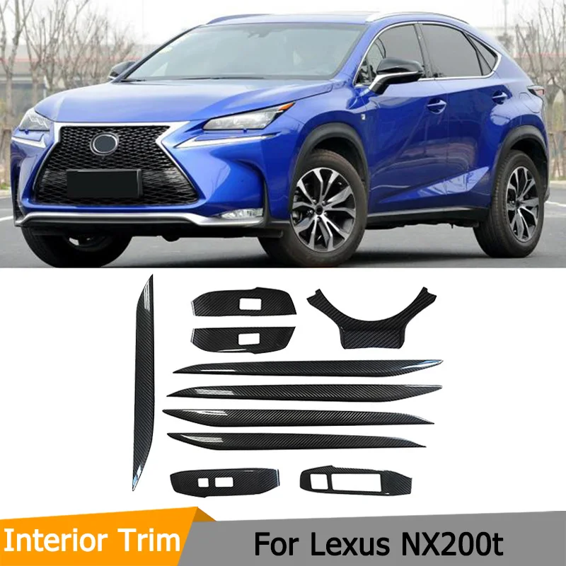 Carbon Fiber Interior Trims Stickers For Lexus NX200t 2015 - 2020 Car Interior Trims Stickers Strips Covers Accessories
Carbon Fiber Interior Trims Stickers For Lexus NX200t 2015 - 2020 Car Interior Trims Stickers Strips Covers Accessories
