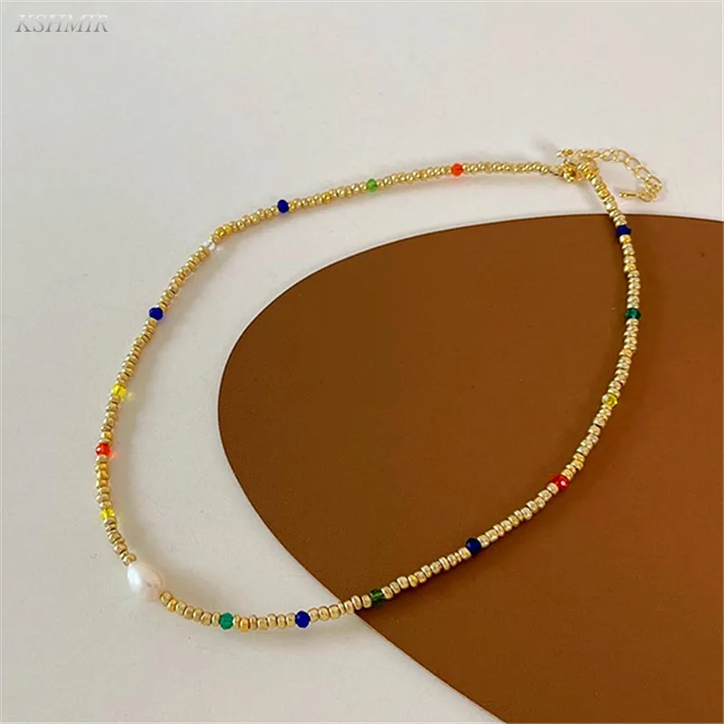 Feminine Exquisite Small Freshwater Pearls Necklace Handmade Adjustable Beaded Choker Fashion Bohemian Jewelry Gifts Wholesale
Feminine Exquisite Small Freshwater Pearls Necklace Handmade Adjustable Beaded Choker Fashion Bohemian Jewelry Gifts Wholesale