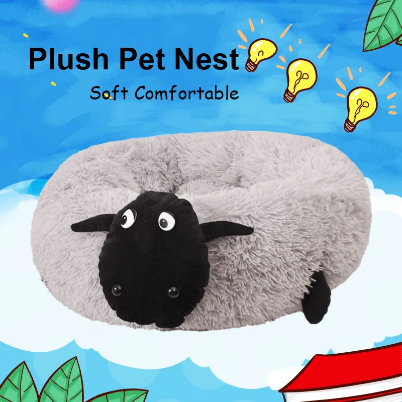 Warm Fleece Dog Bed Creative Round Pet Cushion For Small Medium Large Dogs Cats Cute Dog Kennel Puppy Sleeping Soft Mat Pet Bed
Warm Fleece Dog Bed Creative Round Pet Cushion For Small Medium Large Dogs Cats Cute Dog Kennel Puppy Sleeping Soft Mat Pet Bed
