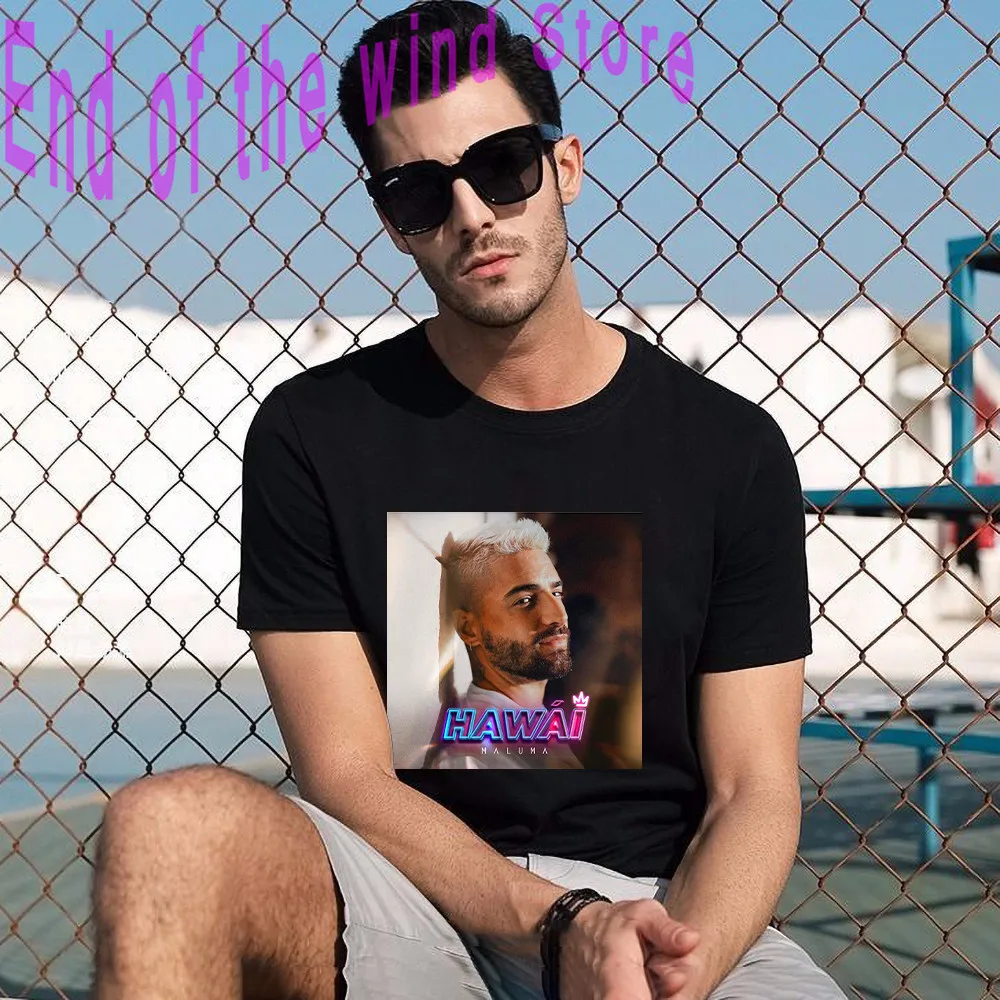 Hip Hop Maluma T-shirt Unisex Harajuku Cool Haway Graphics Black T-shirt Women Vogue White Tops Tees100% Cotton Shirt Female/Man
Hip Hop Maluma T-shirt Unisex Harajuku Cool Haway Graphics Black T-shirt Women Vogue White Tops Tees100% Cotton Shirt Female/Man