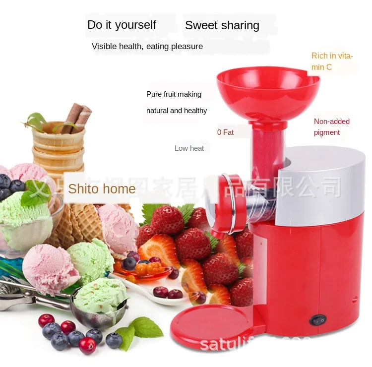 220V Automatic Household Frozen Fruit Dessert Machine Electric Fruit Ice Cream Machine Maker Milkshake Machine EU/AU/UK/US
220V Automatic Household Frozen Fruit Dessert Machine Electric Fruit Ice Cream Machine Maker Milkshake Machine EU/AU/UK/US