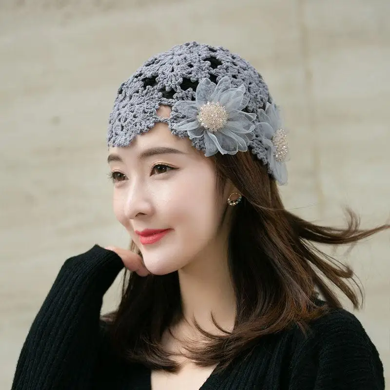100% Cotton Women's Retro Crochet Hollow Knitted Beret Sweet Fashion Floral Cute Girls' Cap Romantic Love Lolita Accessory
100% Cotton Women's Retro Crochet Hollow Knitted Beret Sweet Fashion Floral Cute Girls' Cap Romantic Love Lolita Accessory