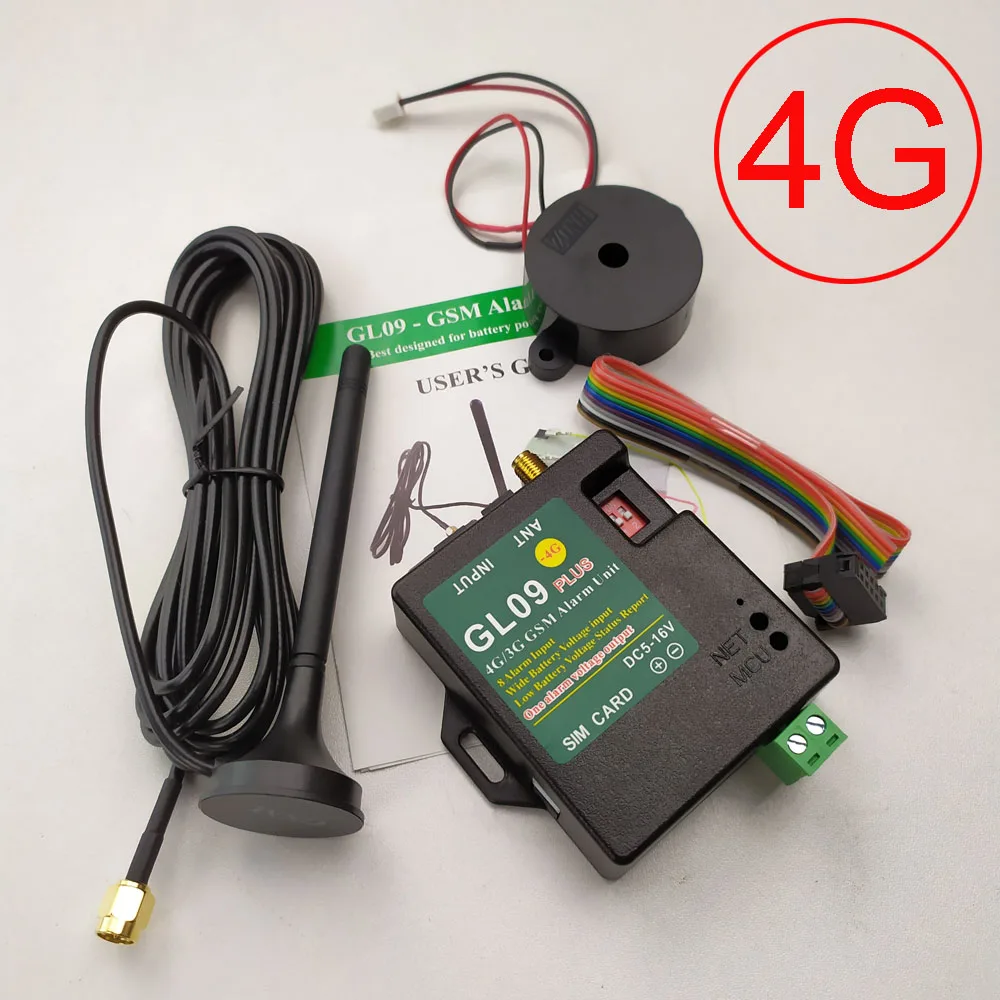 4G версия GL09PLUS 8 входного сигнала GSM блок аварийной сигнализации Для продажи через