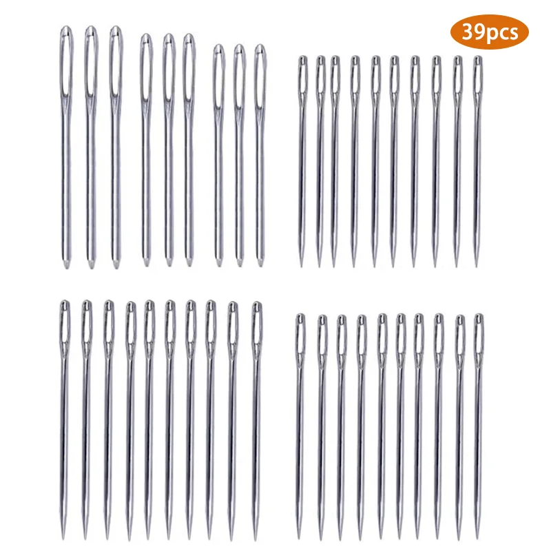 LMDZ30Pcs Large Eye Needles DIY Crafts Tools +9Pcs Stainless Steel Large Eye Blunt Knitting Yarn Sewing Hand Crochet Hook Set
LMDZ30Pcs Large Eye Needles DIY Crafts Tools +9Pcs Stainless Steel Large Eye Blunt Knitting Yarn Sewing Hand Crochet Hook Set