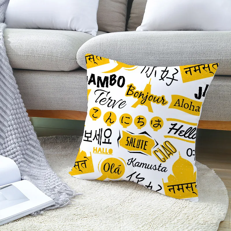 Yellow Decorative Pillowcase Pineapple Yellow Leaf Throw Pillow Case Polyester Printing Pillow Cover Home Decor
Yellow Decorative Pillowcase Pineapple Yellow Leaf Throw Pillow Case Polyester Printing Pillow Cover Home Decor