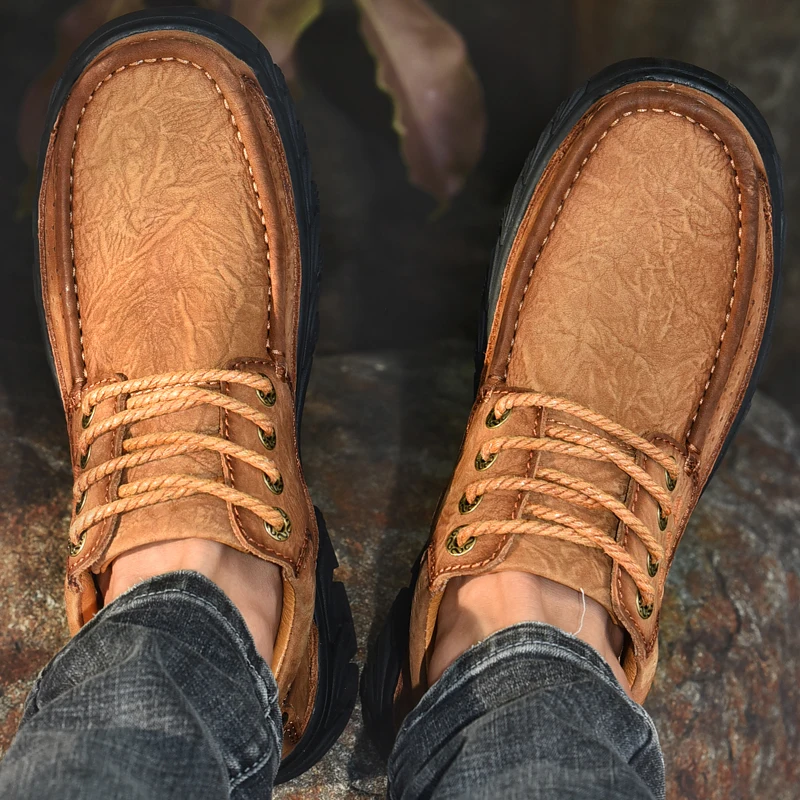 Genuine Leather men shoes Brand Loafers Luxury Casual Men Shoes Breathable Autumn Outdoor Men Loafer Shoe Male Designer Sneakers
Genuine Leather men shoes Brand Loafers Luxury Casual Men Shoes Breathable Autumn Outdoor Men Loafer Shoe Male Designer Sneakers