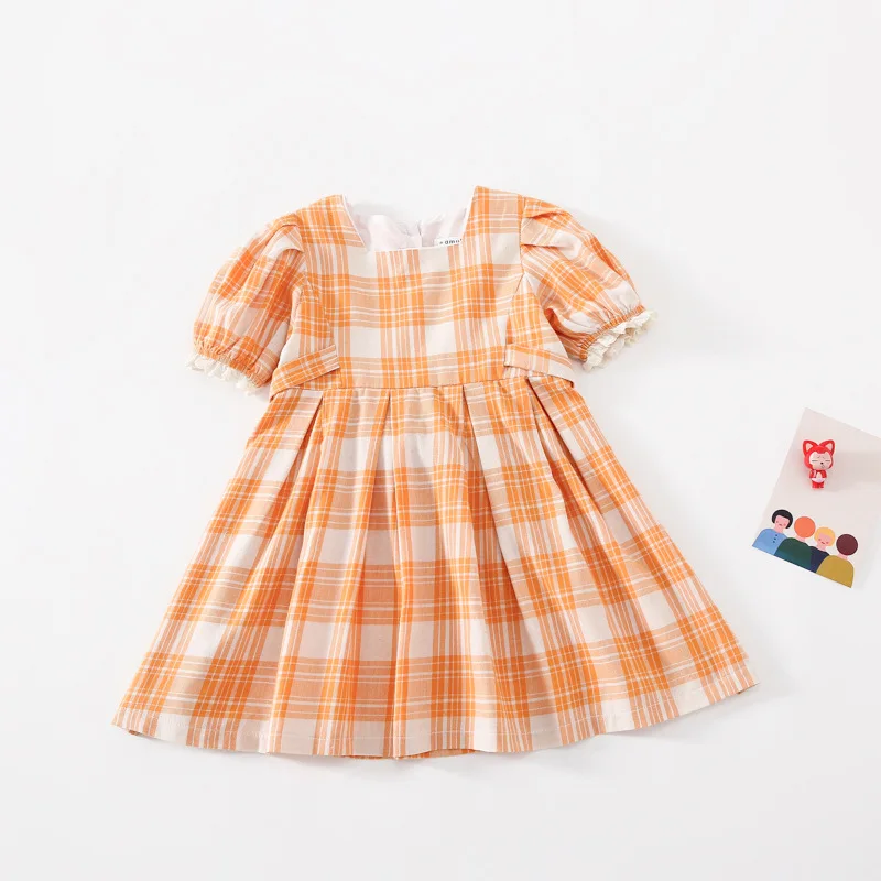 Summer New Arrival Korean style plaid cotton short sleeve princess dress with belt bowknot for cute sweet baby girls
Summer New Arrival Korean style plaid cotton short sleeve princess dress with belt bowknot for cute sweet baby girls