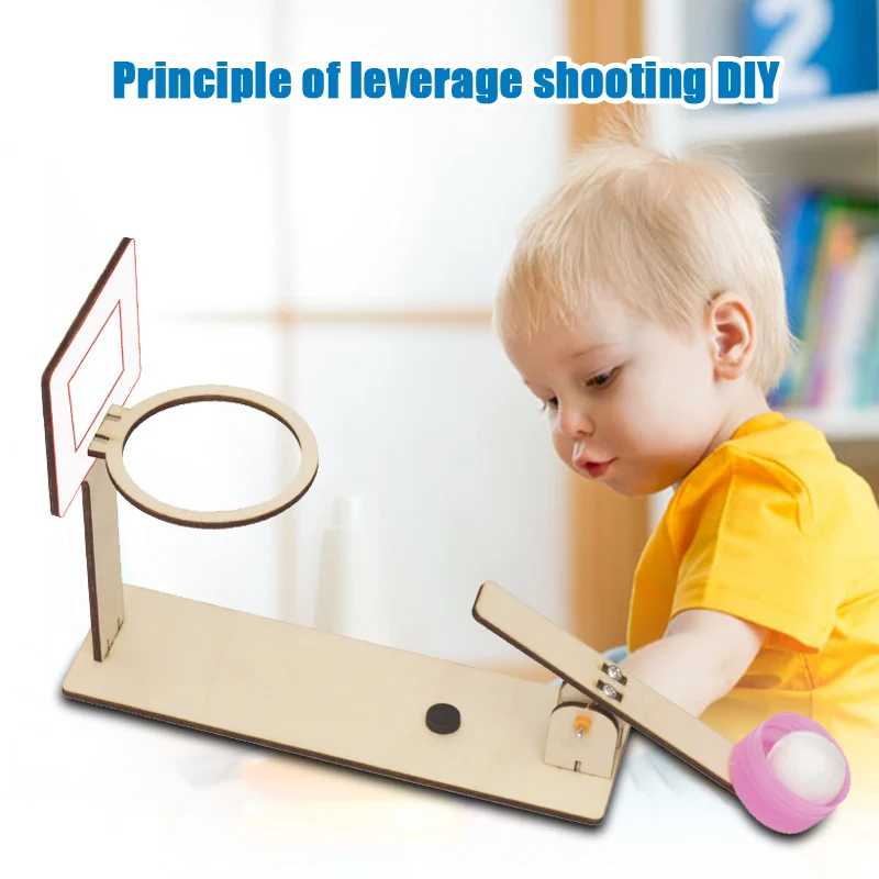 DIY Leverage Principle Basketball Shooting Assembly Model Toy Kit Wooden Physical Experiment Toy AN88
DIY Leverage Principle Basketball Shooting Assembly Model Toy Kit Wooden Physical Experiment Toy AN88