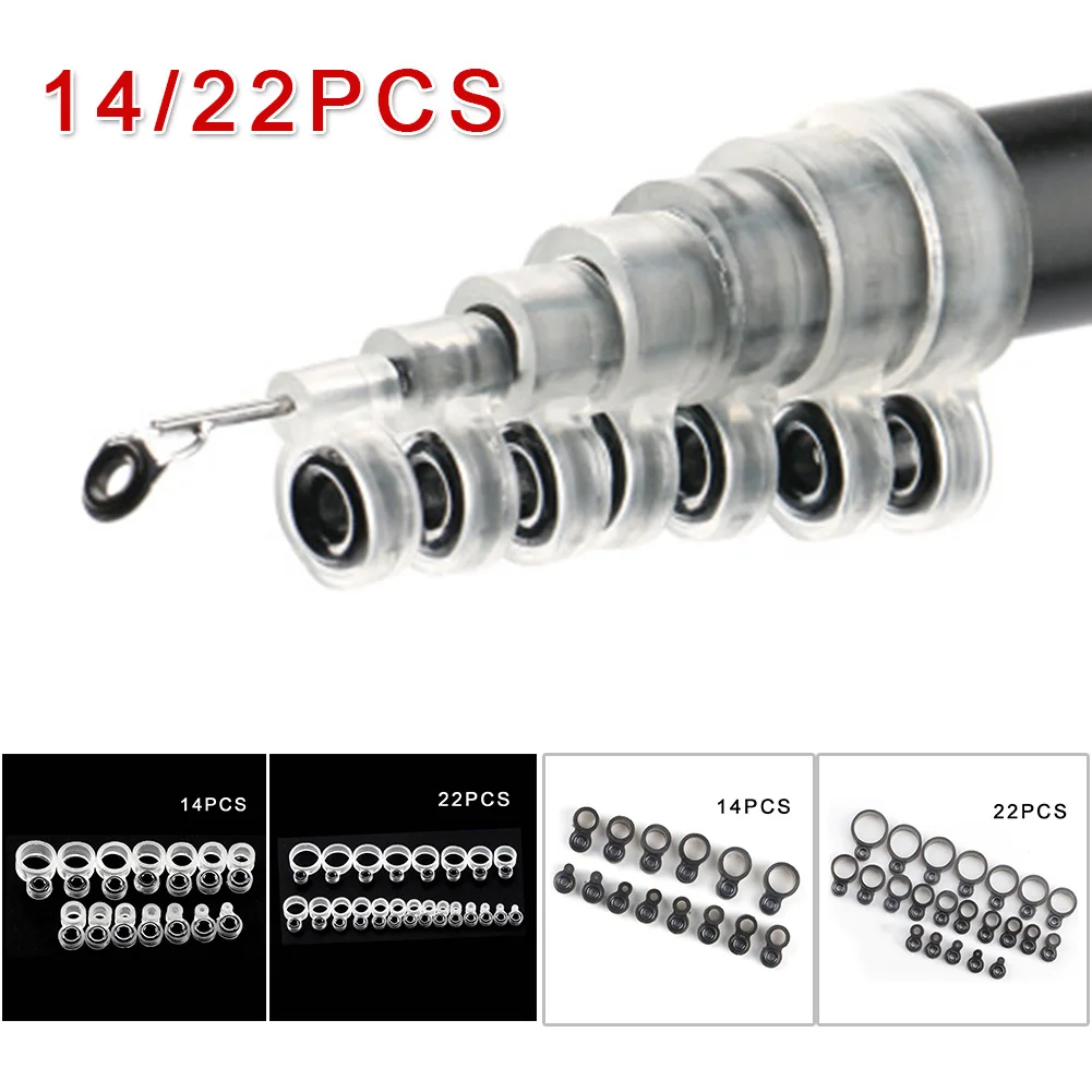 14Pcs/22PcsOutdoor Long Shot Fishing Rod Guides Eye Ring Repair Modified DIY Top Tips Tool
14Pcs/22PcsOutdoor Long Shot Fishing Rod Guides Eye Ring Repair Modified DIY Top Tips Tool