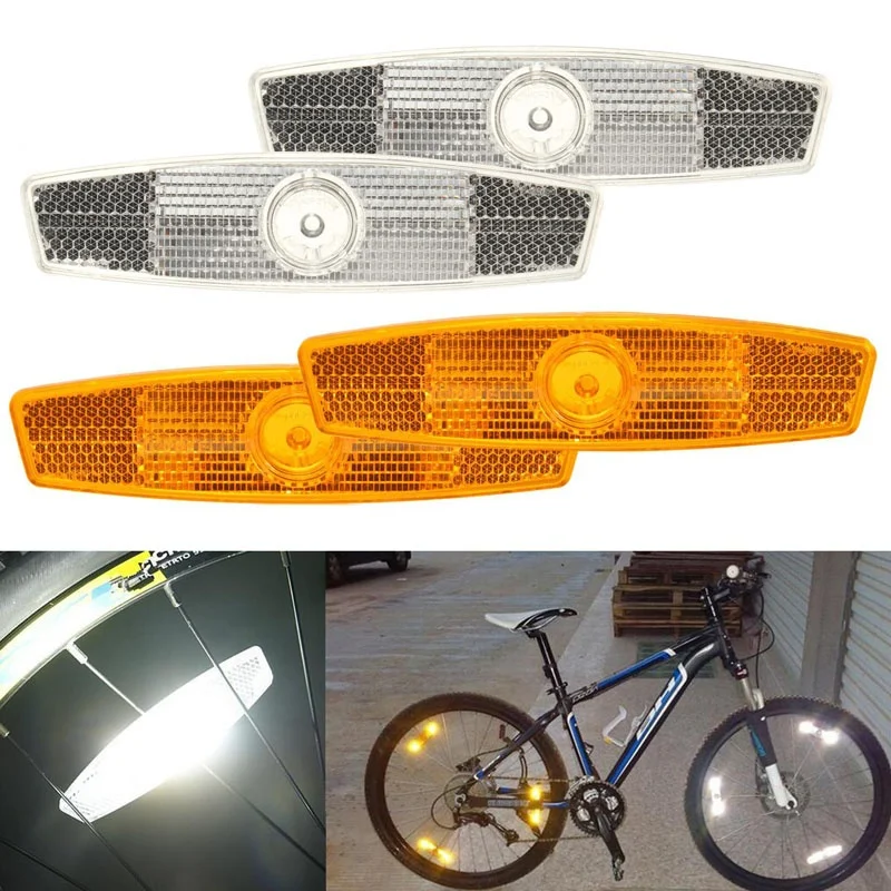 Orange Bicycle Wheel Spoke Reflector Safety Warning Light Safety Wheel Rim Reflective Light Mount Vintage Clip Tube Reflector
Orange Bicycle Wheel Spoke Reflector Safety Warning Light Safety Wheel Rim Reflective Light Mount Vintage Clip Tube Reflector