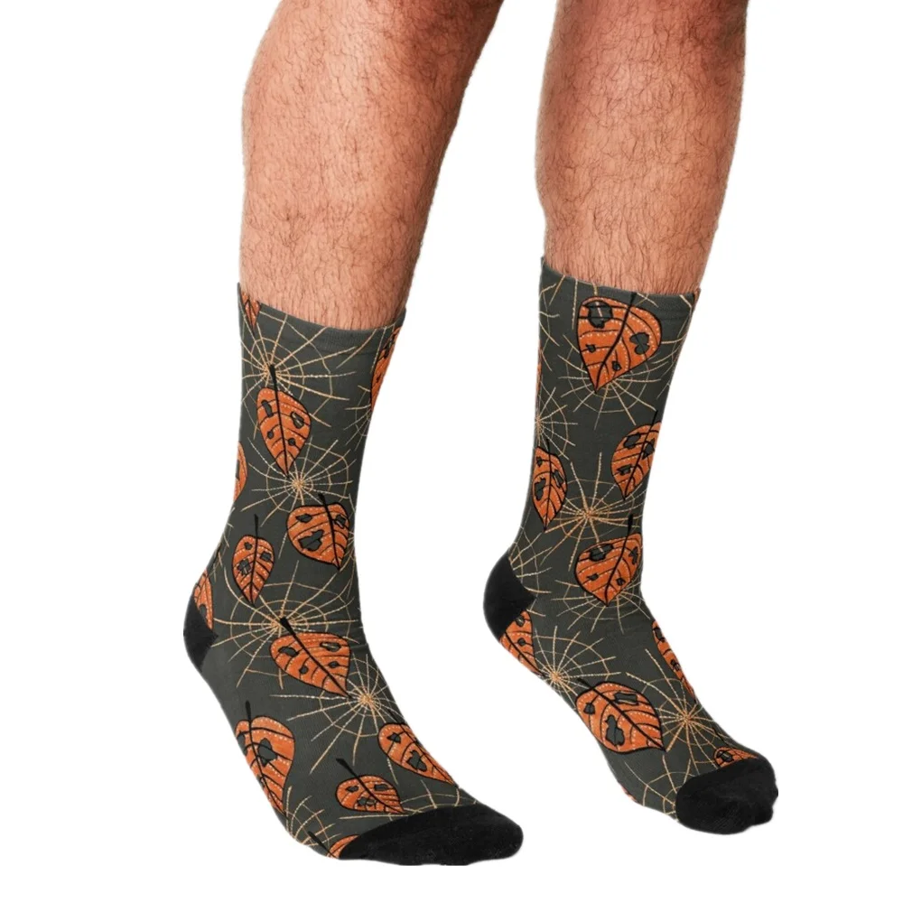 Funny Men's socks Orange Leaves With Holes Pattern Printed hip hop Men Happy Socks cute boys street style Crazy Socks for men
Funny Men's socks Orange Leaves With Holes Pattern Printed hip hop Men Happy Socks cute boys street style Crazy Socks for men