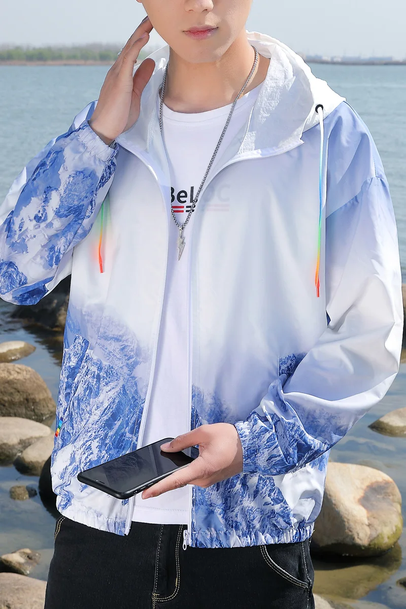 Ice Silk Sunscreen Clothing Men's Summer 2021 New Sunscreen Clothing Ultra-thin Breathable Outdoor Skin Clothing Tide Brand Jack
Ice Silk Sunscreen Clothing Men's Summer 2021 New Sunscreen Clothing Ultra-thin Breathable Outdoor Skin Clothing Tide Brand Jack