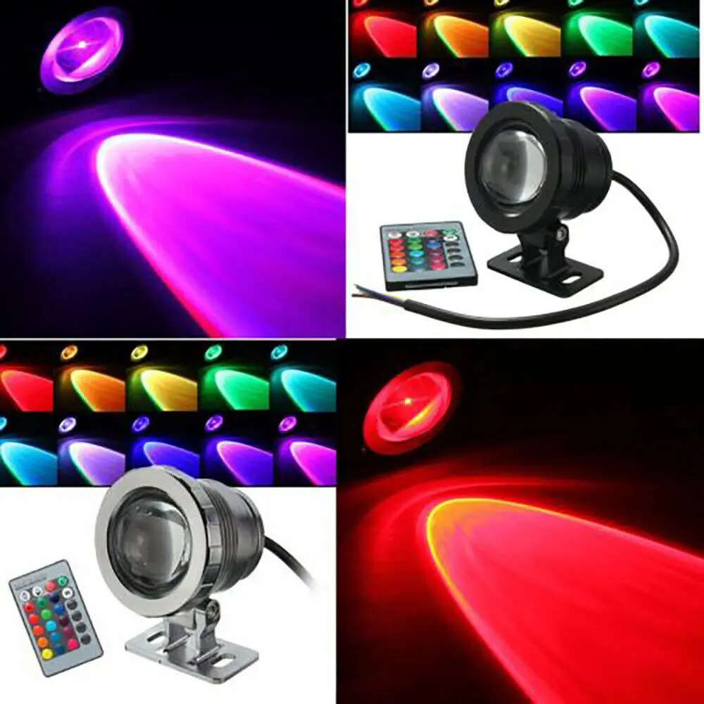 15W Waterproof RGB LED Flood Light Submersible LED Garden Decor Outdoor Fish Tank Piscina Swimming Pool Pond Lights 12V 85-265V
15W Waterproof RGB LED Flood Light Submersible LED Garden Decor Outdoor Fish Tank Piscina Swimming Pool Pond Lights 12V 85-265V