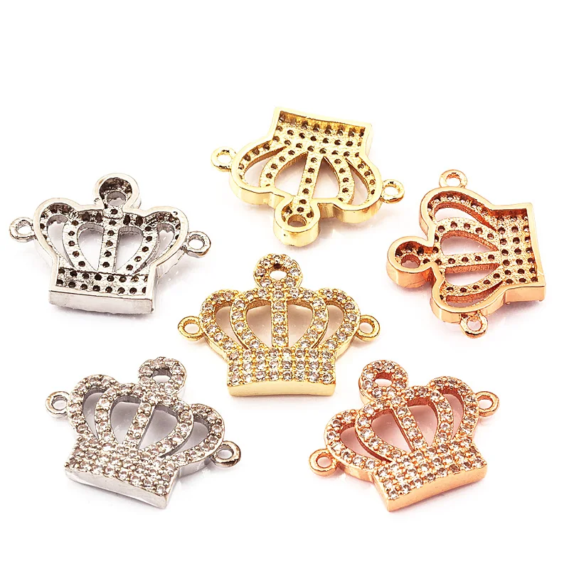 King Crown Micro paved connetor,clear CZ Micro pave findinging/Cubic Zirconia space connector,Rose Gold/Silver plated colour 
King Crown Micro paved connetor,clear CZ Micro pave findinging/Cubic Zirconia space connector,Rose Gold/Silver plated colour