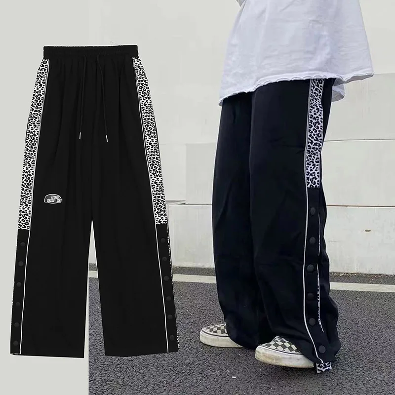 Men's leopard glowing sweatpants streetwear Harajuku reflective Bell-bottom pants jogger hip hop punk pants loose pants women
Men's leopard glowing sweatpants streetwear Harajuku reflective Bell-bottom pants jogger hip hop punk pants loose pants women