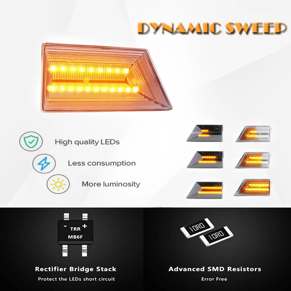 For Opel Vectra C 2001~2008 Signum 2003~2009 Dynamic Amber LED Indicator Side Marker Repeater Light Car Turn Signal Lamp
For Opel Vectra C 2001~2008 Signum 2003~2009 Dynamic Amber LED Indicator Side Marker Repeater Light Car Turn Signal Lamp