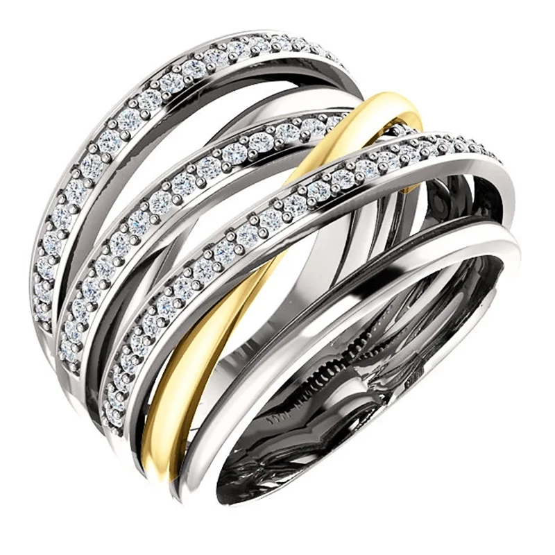 Huitan Hyperbole Two Cross Interested Women Ring Gold Color Diagonal Daily Accessories Versatile Ring Anniversary Birthday Gifts
Huitan Hyperbole Two Cross Interested Women Ring Gold Color Diagonal Daily Accessories Versatile Ring Anniversary Birthday Gifts