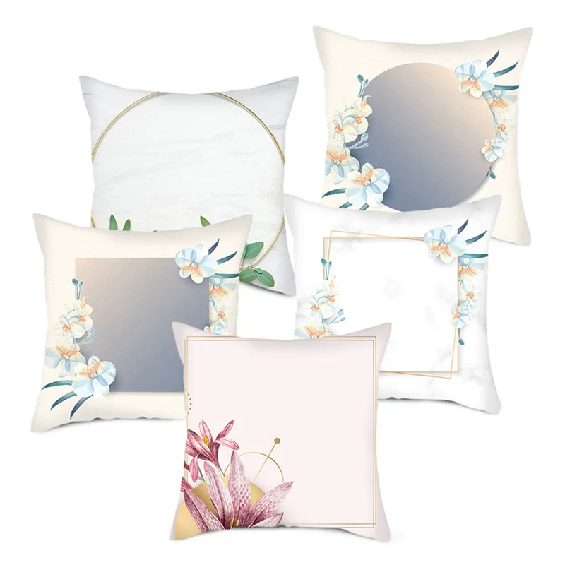 Fuwatacchi Geometry Cycle Square Pillow Covers Flowers Printed Cushion Cover for Home Sofa Decorative Throw Pillowcases 45*45cm
Fuwatacchi Geometry Cycle Square Pillow Covers Flowers Printed Cushion Cover for Home Sofa Decorative Throw Pillowcases 45*45cm