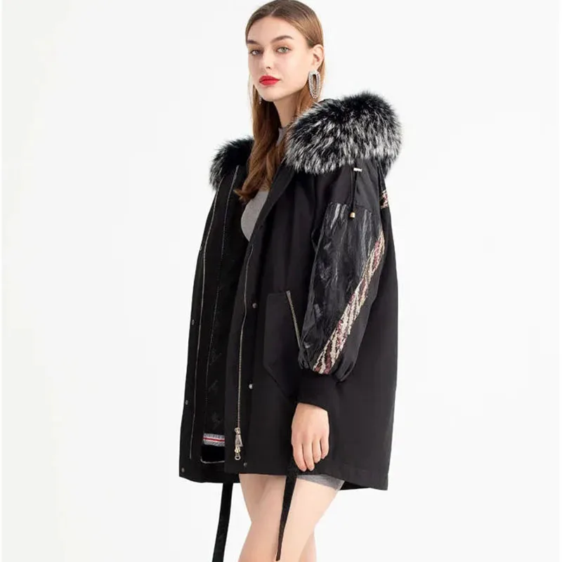 Temperament detachable liner women's mid-length women's fur coat winter warm hooded fashion high-quality women's fur coat
Temperament detachable liner women's mid-length women's fur coat winter warm hooded fashion high-quality women's fur coat