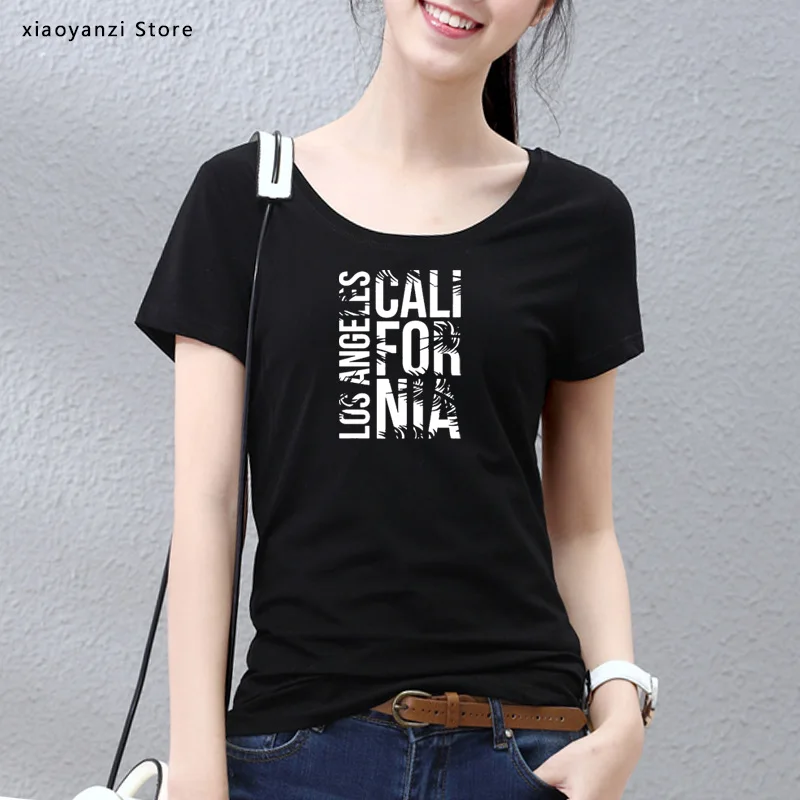 2020 Cotton Short Sleeve Summer T Shirt los angeles california Casual Slim Fit women Plus Size Tees Tops Homme Print girls Tops 
2020 Cotton Short Sleeve Summer T Shirt los angeles california Casual Slim Fit women Plus Size Tees Tops Homme Print girls Tops