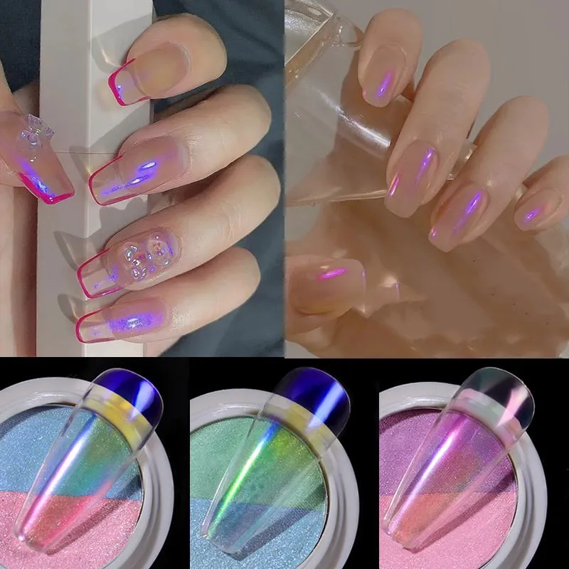 1 Box Nail Glitter Powder Two Color Solid Aurora Powder Holographic Art Laser Gel Powders Nail Art Decoration Acrylic Nails
1 Box Nail Glitter Powder Two Color Solid Aurora Powder Holographic Art Laser Gel Powders Nail Art Decoration Acrylic Nails