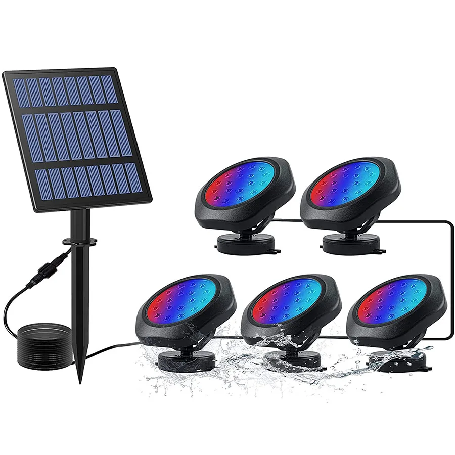 Solar Underwater Light IP68 Swimming Pool Light Solar LED Light Aquarium Landscape Tank Lighting Outdoor Garden Pond Spotlights 
Solar Underwater Light IP68 Swimming Pool Light Solar LED Light Aquarium Landscape Tank Lighting Outdoor Garden Pond Spotlights