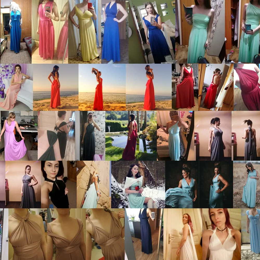 Sexy Women Multiway Wrap Convertible Boho Maxi Club Red Dress Bandage Long Dress Women Party Bridesmaids Infinity Ladies Dresses
Sexy Women Multiway Wrap Convertible Boho Maxi Club Red Dress Bandage Long Dress Women Party Bridesmaids Infinity Ladies Dresses